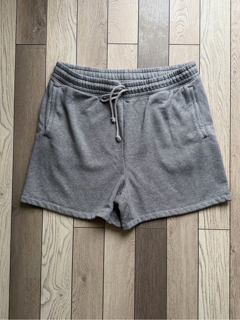 Skims men’s Casual Drawstring Fleece Shorts - Gray XL
